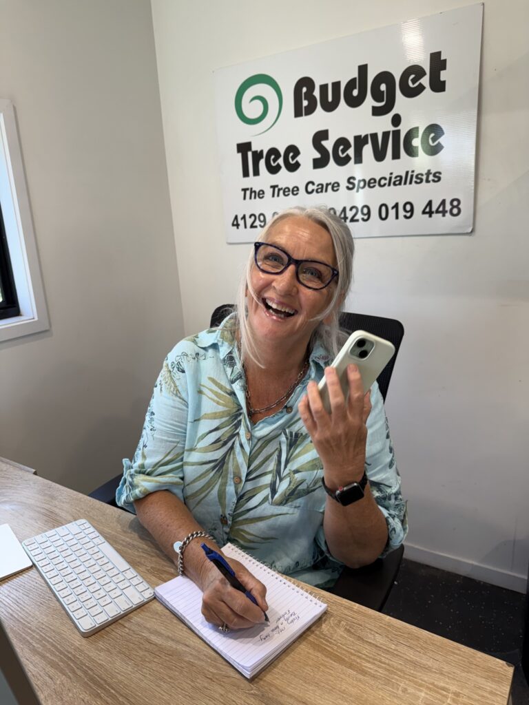 team member answering calls for tree services Fraser Coast